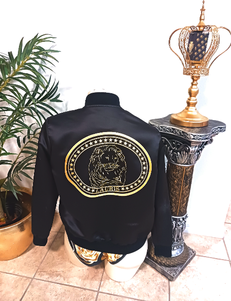 Lauris Couture Men's Black Silk Jacket