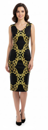 Lauris Couture Wave Body Dress