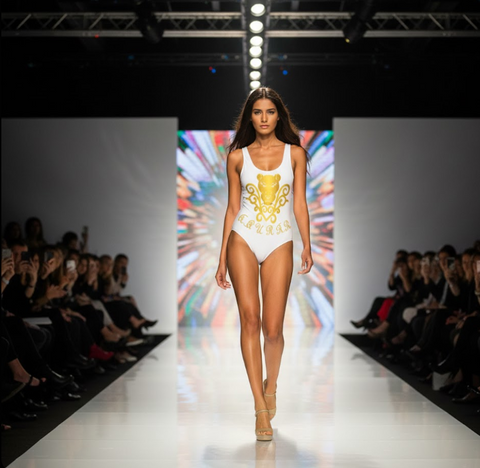 Lauris Couture Halter Swimsuit