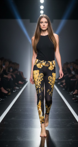 Lauris Couture Rose Gold Leggings