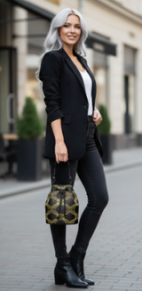 Lauris Couture Bucket Bag with Lauris Couture Design