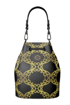 Lauris Couture Bucket Bag with Lauris Couture Design