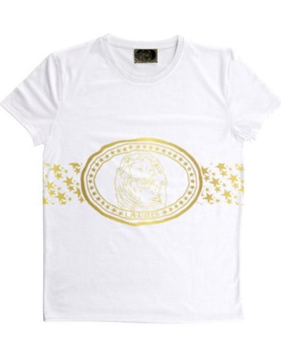 Lauris Couture Logo & Stars Male T-Shirt